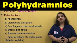 Polyhydramnios  Causes Signs amp Symptoms  Nursing Lecture [upl. by Eli]