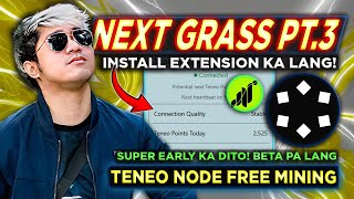 Teneo FREE AIRDROP FREE MINING NODE like GRASS  Super Early ka pa Dito  INSTALL EXTENSION LANG [upl. by Reyotal105]