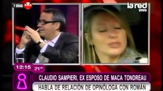 Claudio Sampieri ex esposo de Maca Tondreau habla de la relación de la opinóloga con Román [upl. by Tutto]