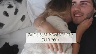 Zalfie Best Moments pt2  JULY 2016 [upl. by Anaillil501]