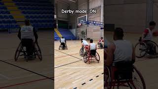 Shot Derby theemptinessmachine basketball basket wheelchair wheelchairsport wheechairbasket [upl. by Nitsyrk745]