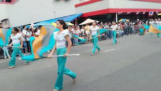 bmenjda Banda de música Escuela Normal Juan Demóstenes Arosemena desfile 9 de noviembre Santíago [upl. by Alemrac]