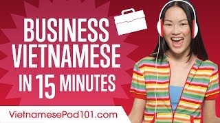 Learn Vietnamese Business Language in 15 Minutes [upl. by Golanka]