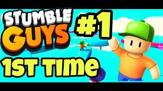 PLAYING STUMBLE GUYS FOR THE FIRST TIME [upl. by Akeemaj247]