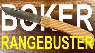 Boker Magnum Rangebuster  a beautiful budget EDC knife [upl. by Enyalahs69]