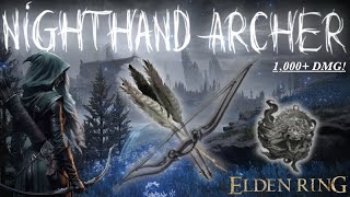 The Nighthand Big Damage Bow  Elden Ring DLC Invasions [upl. by Friede990]