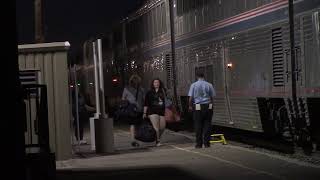 Amtrak 6 makes its stop at Ft Morgan CO 30 Jul 2024 [upl. by Vizza386]