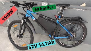 MTB Ebike 1500w DIY CONVERSION KIT [upl. by Berghoff]