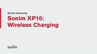 Sonim XP10  Wireless Charging [upl. by Charlotta]