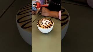 Net latte art cappuccino coffeeart coffee latteeart Karishma Matta mocha Karishmab [upl. by Rennie570]