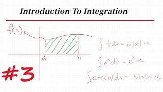 Intro to Integration Part 3  Integration of Special Functions  Trig Exponential 1x [upl. by Eimile]