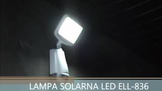 Lampa solarna ELL836 całkowita nowość  wwwlampysolarpl [upl. by Macdermot]