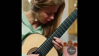 when a guitar sounds like a HARP  MARIYA SMIRNOVA  shorts guitar [upl. by Ttegirb]