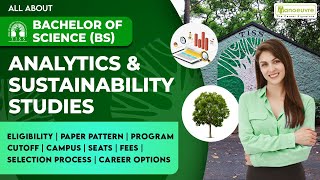 TISS  Bachelor of Science BS in Analytics amp Sustainability Studies  Mumbai Campus  Must Watch [upl. by Arratoon]