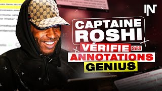 CAPTAINE ROSHI vérifie ses annotations Genius [upl. by Akcebar]