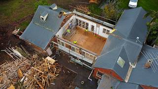 Abandoned Rehab Facility to Dream Home  Before amp After Renovation Timelapse 4K [upl. by Enoob]