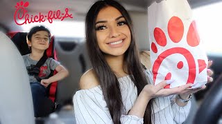 Chick Fil A Mukbang with my Brother [upl. by Artinak]