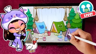 🔴FESTA DO PIJAMA COM A HARU NO AVATAR WORLD [upl. by Tremann897]