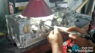 Porting Polish Cylinder Head [upl. by Ahseyd]