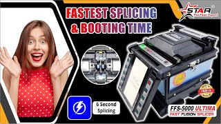 Indias Fastest Splicing Machine  FFS5000 Ultima  Star  The Fiber Expert [upl. by Maury]