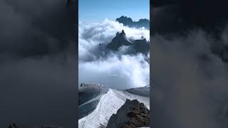 Aiguille du Midi Arete The Alpinist Experience chamonix shorts [upl. by Sachs]