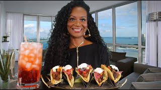 Eating Homemade BBQ Brisket Tacos Jamie Fox New Standup  Look Up In The Sky [upl. by Hearsh]