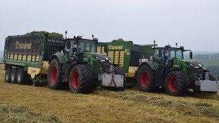 2x Fendt 930 G6 amp Krone ZX  Silo à lautochargeuse  XSchoonbroodt [upl. by Amadeus]