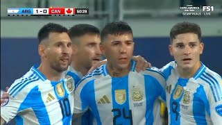 Argentina Vs Canada20  Copa America 2024  Semi Final Highlights [upl. by Aikemot749]