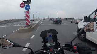 Benelli TRK 251 Saint Petersburg POV 11092024 [upl. by Adnical]