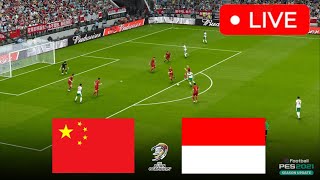 China vs Indonesia LIVE 🔴 AFC  World Cup Qualifiers  LIVE Match now [upl. by Elime67]