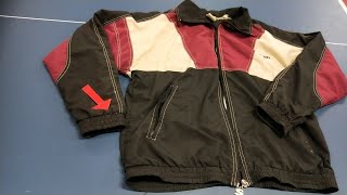 How to replace elastic cuffs sleeves on nylon jacket nylon coat [upl. by Jeralee101]