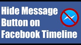 How to Remove Message Button on Facebook Timeline  That Really Works [upl. by Leik]