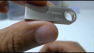 Kingston Data Traveler SE9 8GB USB Drive Unboxing [upl. by Ycnuahc777]