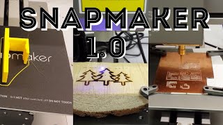 Stampante 3D Laser e Fresa CNC Macchina Multifunzione Anche per PCB  Snapmaker 10 Recensione [upl. by Roderick]