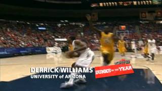 Derrick Williams  Arizona Dunk of the Year Nominee [upl. by Nirred]