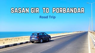 Sasan Gir to Porbandar via Madhavpur Beach  Roving Family [upl. by Mcadams]