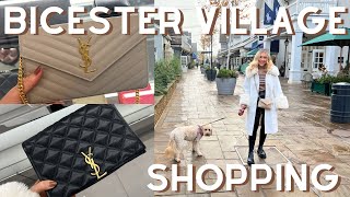 COME LUXURY SHOPPING NEW BICESTER VILLAGE DESIGNER OUTLET Burberry YSL Gucci Bicester Shopping [upl. by Orly]