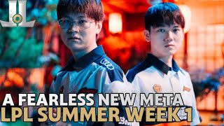 Fearless New Meta LPL Delivers Some Bangers in Week 1 Summer [upl. by Garnette]