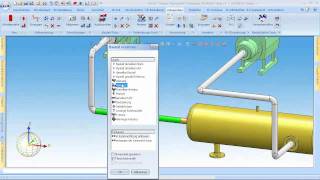 HiCAD piping tutorial lesson3  Insert components [upl. by Roinuj415]