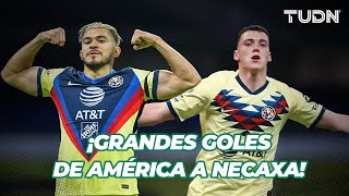 ¡GRANDES GOLES de América a Necaxa  TUDN [upl. by Ahsilad]