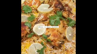 Hyderabadi Chicken Dum Biryani  Authentic  Link In Description  MakeItEasyKashmir shorts [upl. by Taro]