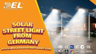 AllinOne Solar Street Light from Germany [upl. by Lara693]