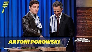 Queer Eyes Antoni Porowski Shows Seth How to Cook Thai Turkey Bowls [upl. by Sparke]