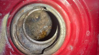 How to remove rust from a gas tank part 3 [upl. by Vladimar]