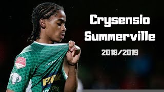 Crysencio Summerville  Season Highlights  20182019 [upl. by Strong958]