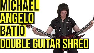 Michael Angelo Batio Double Guitar Shred Medley [upl. by Joshi751]