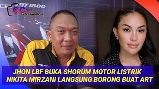 Nikita Mirzani Borong Motor Listrik Buat Art Di shorum Baru Jhon Lbf Cafe Celeb TV [upl. by Hogle852]