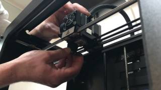 How to take the extruder off the gantry  Makerbot Replicator 2  3DPrinterOS [upl. by Aenotna]