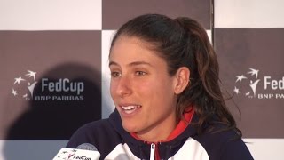 Johanna Konta amp Anne Keothavong Speak After Fed Cup Tie Suspended amp Ilie Nastase Escorted From Court [upl. by Tilden153]