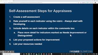 Steps for Appraisee  SelfAssessment for TPESS Detailed [upl. by Llenej821]